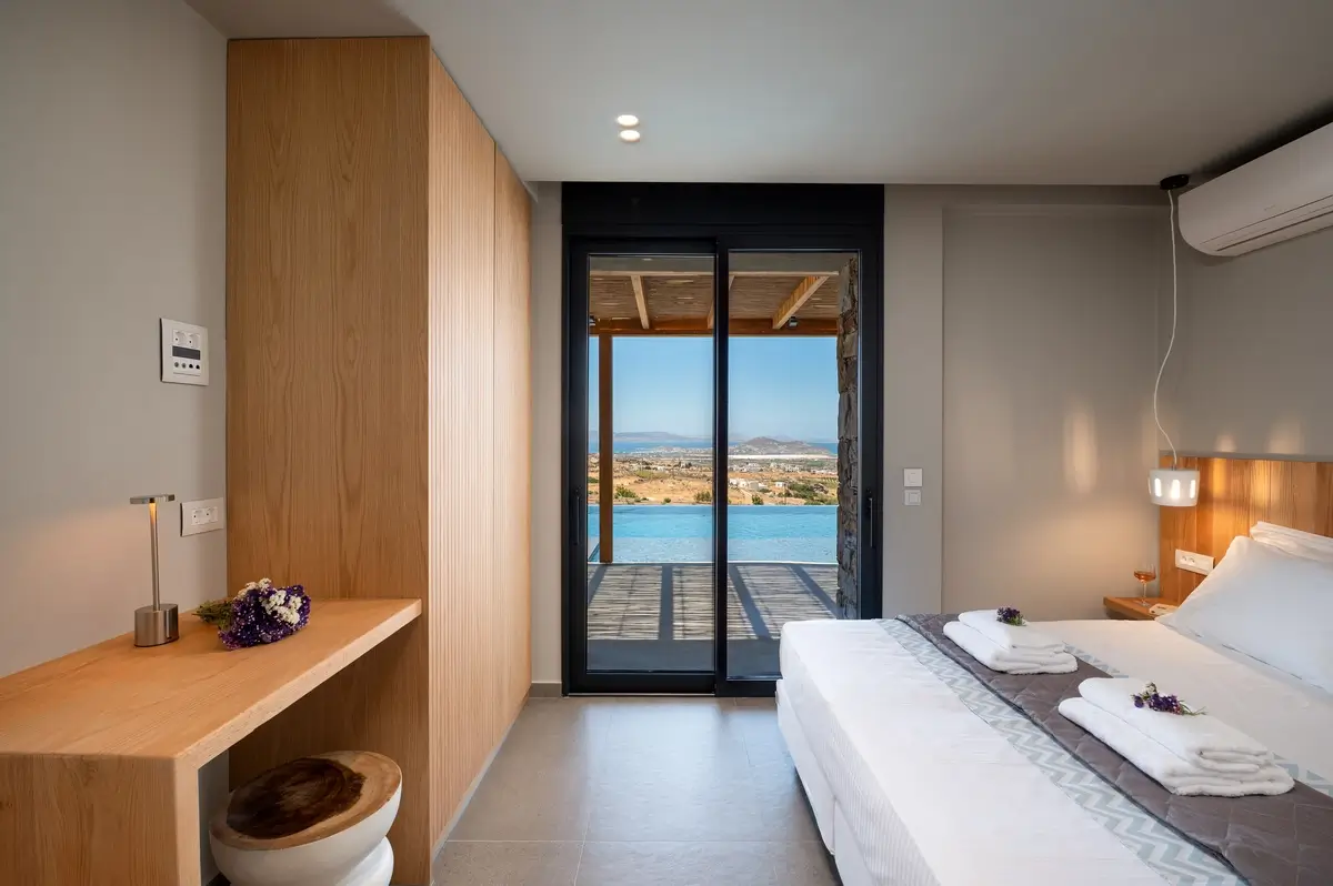 Bedroom inside the villa