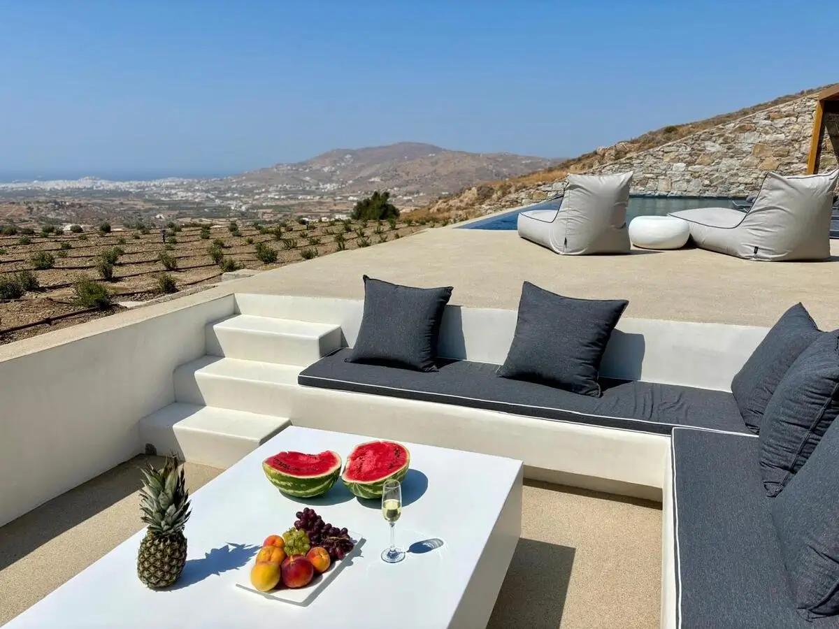 Exterior common area of the villa